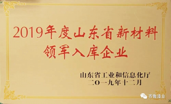 再傳捷報：齊魯漆業(yè)榮膺山東省新材料領(lǐng)軍入庫企業(yè)